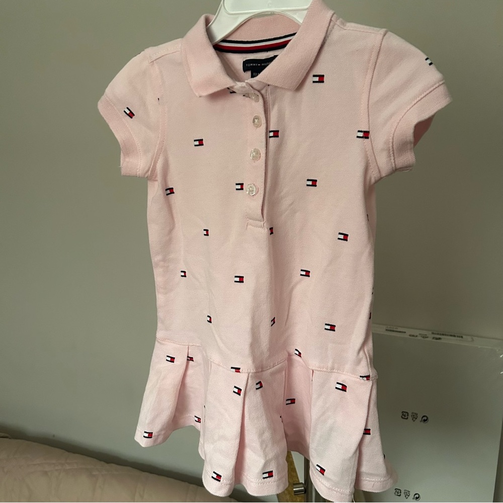 Tommy Hilfiger Baby Girl Light Pink 18M 18 Month Toddler Polo Style Dress
